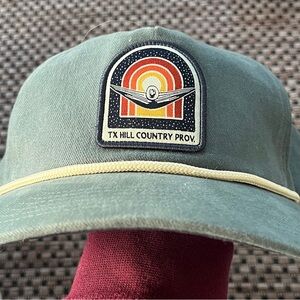 TEXAS HILL COUNTRY PROVISIONS GUADALUPE ROPE SNAPBACK HAT THE